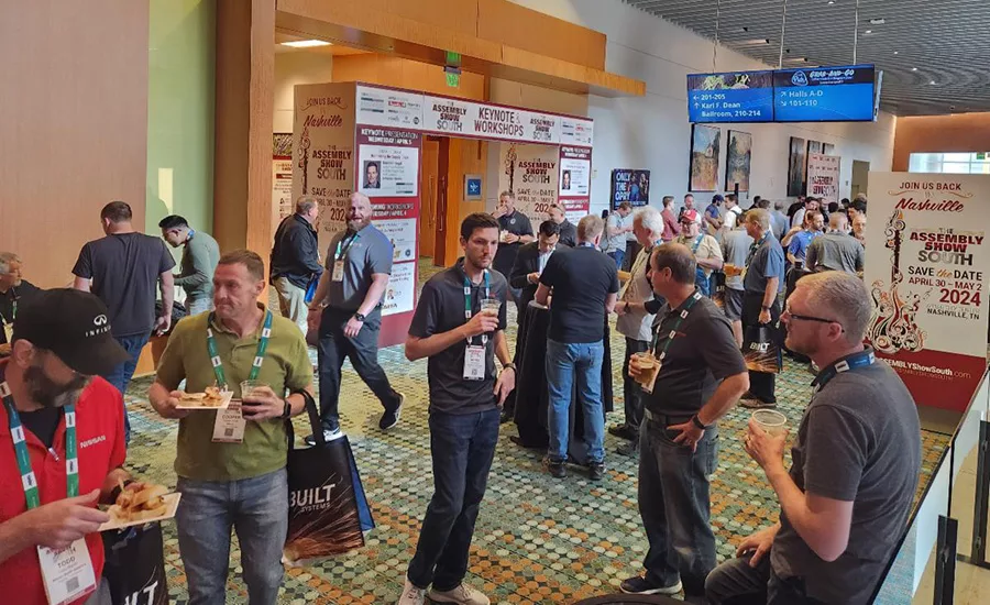 Attendees and exhibitors at The ASSEMBLY Show South