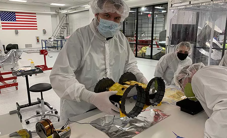 Students built a cleanroom