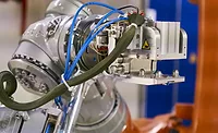 robot with radioisotope robot with radioisotope