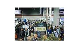 crowded convention hall at the Assembly Show