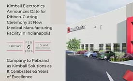 Kimball official ribbon-cutting ceremony will take place Friday, Feb. 6 at 10 a.m. EST.