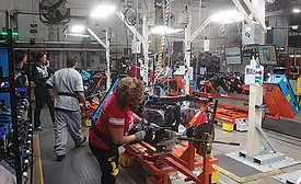 Magna T.E.A.M. Systems operates four assembly lines at its Toledo plant. 