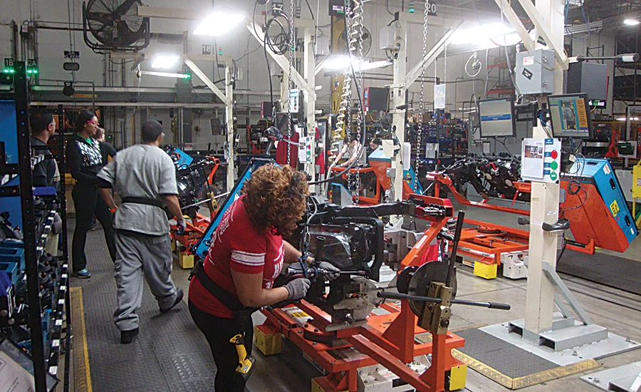 Magna T.E.A.M. Systems operates four assembly lines at its Toledo plant. 