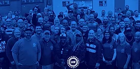 UAW Members in a UAW collage