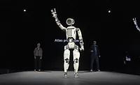 Hyundai Humanoid Robot Waves