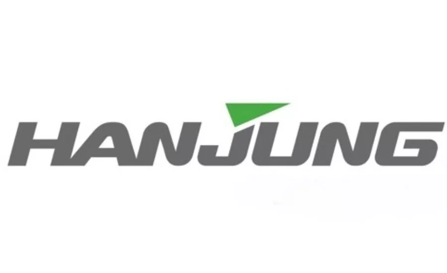 Hanjung Logo in Green and Grey