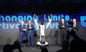 AGIBOT humanoid robot on display in Munich