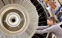 Plant worker at Lafayette GE Aerospace plant