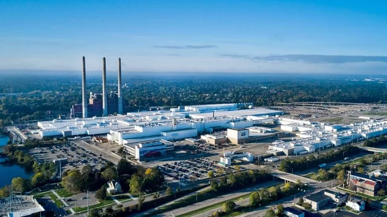 General Motors Plant Exterior