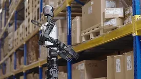 Humanoid Robot Physical AI Industrial Automation Inspection and Data Analysis