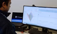 Generative AI visualization of a hypersonic ramjet engine design developed by GE Aerospace researchers to accelerate aerospace engineering and advanced manufacturing workflows