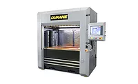 Industrial Plastic Welding System for Manufacturing Automation Industrial welding machine with touchscreen controls for automated production.
