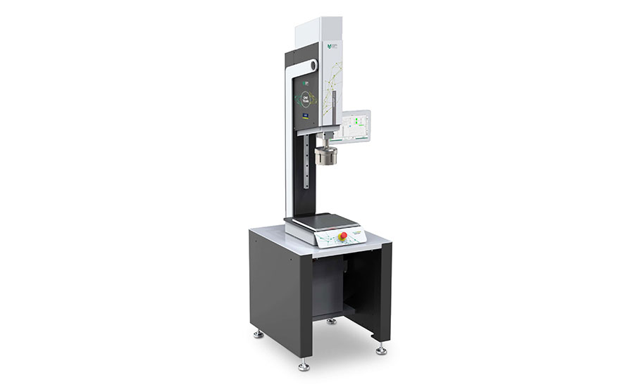 Ultrasonic testing machine with digital controls for material evaluation.