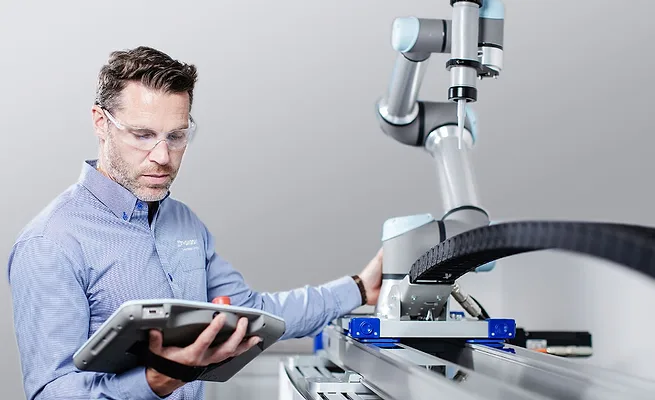 Linear motion units, servo systems, brakes, sensors and gearing can determine how easily a robotic cell is deployed