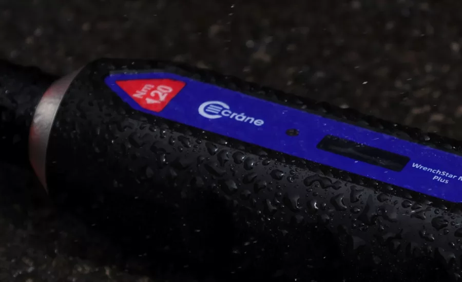 Crane Electronics WrenchStar Multi Plus digital torque wrench for controlled fastening and torque measurement in assembly environments.