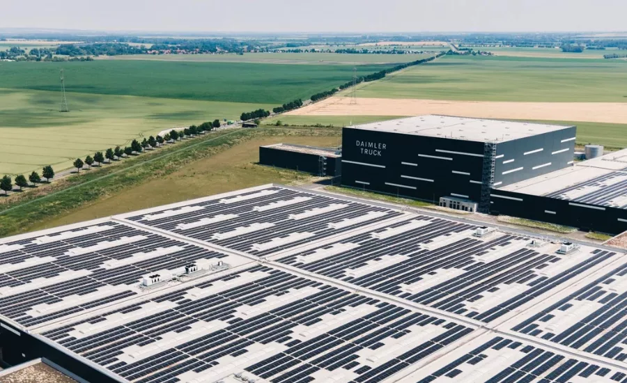 Daimler Truck manufacturing facility where commercial vehicles are assembled.