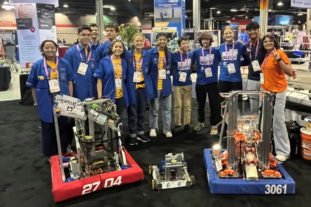 FIRST Robitics teams at The ASSEMBLY Show