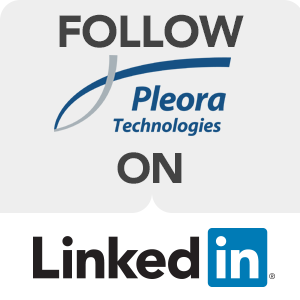 Pleora_Follow On LinkedIn image