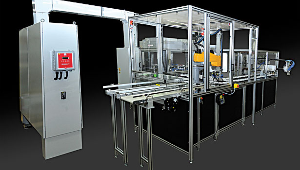 automated assembly workcell featuring rfid