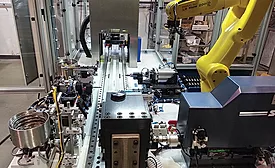 Automated Assembly System Moves Hitachi in Right Direction