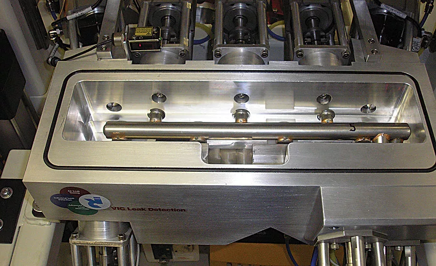 Leak Testing Auto Parts