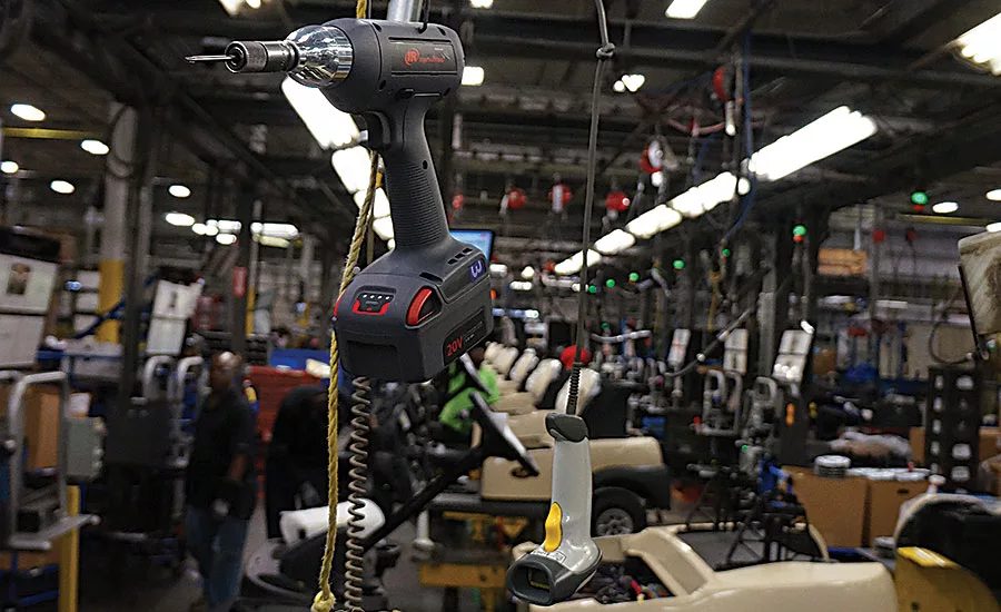 Cordless Tools Improve Quality and Ergonomics at Golf Cart Assembly Plant