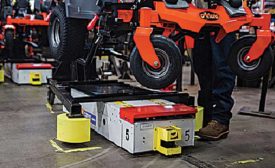 Automatic Guided Carts Boost Productivity at Ariens