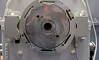 5 Encoder measures speed and position of ship's propeller shaft
