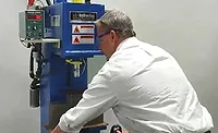 Hydropneumatic Assembly Press a Perfect Fit for Exercise Equipment Maker