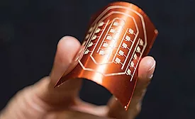 Flexible, printed electronics offer lightweight alternative.