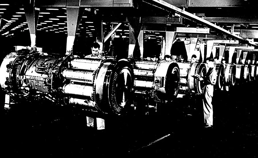 General Electric Pioneers Jet Engine Manufacturing