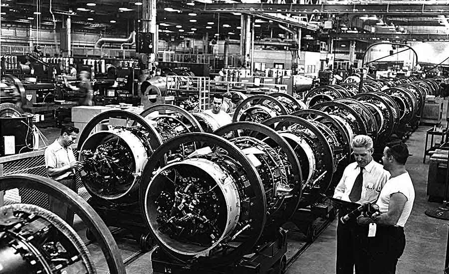 General Electric Pioneers Jet Engine Manufacturing