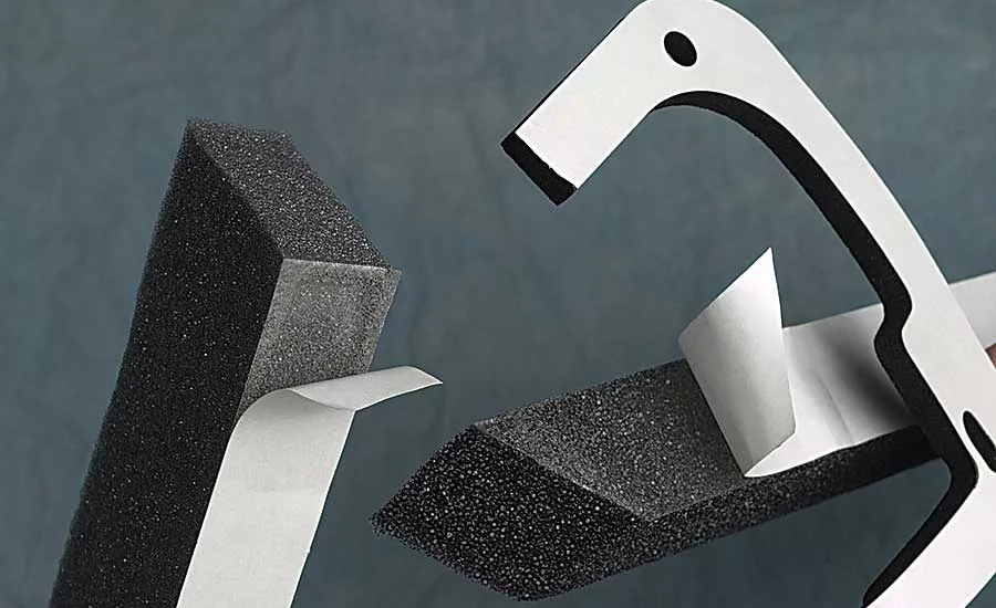 Assembly With Pressure-Sensitive Adhesives