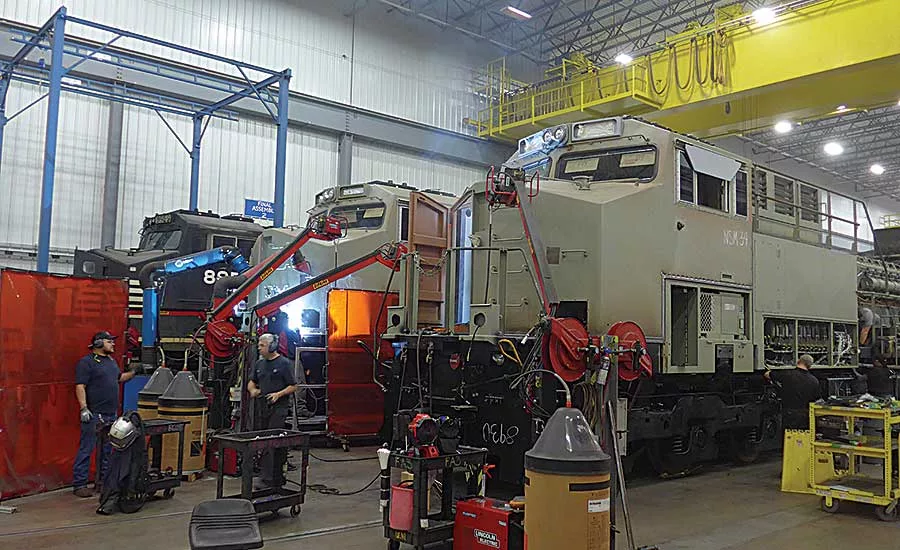 GE Stays on Track by Rebuilding Locomotives