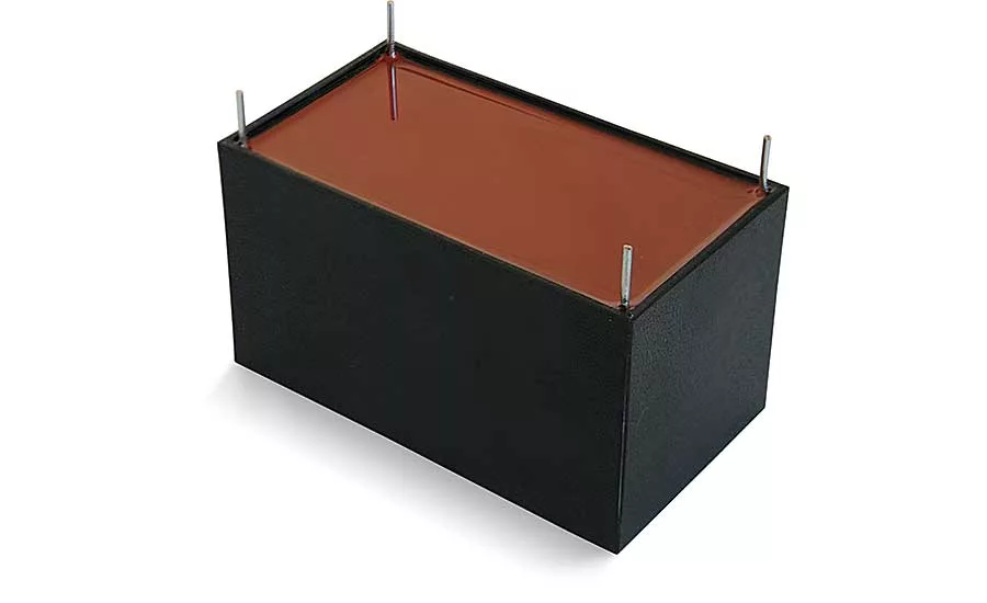 Bubble-Free Potting of Capacitors