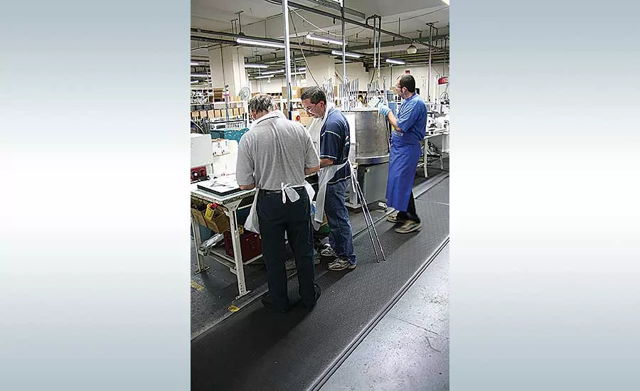 Anti-Fatigue Mats Keep Workers on Their Feet