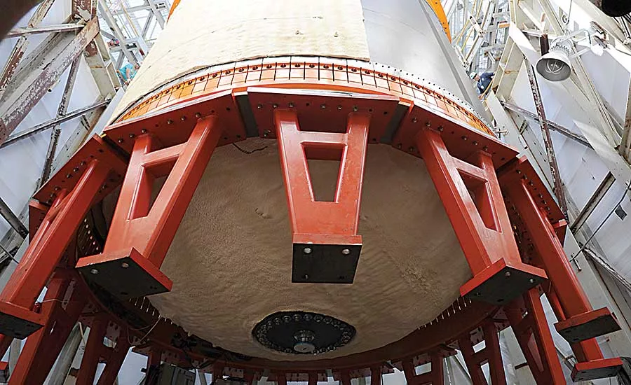 Robot Spins Carbon Fiber Web to Make Rocket Parts