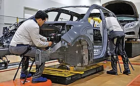 Hyundai Develops Exoskeletons
