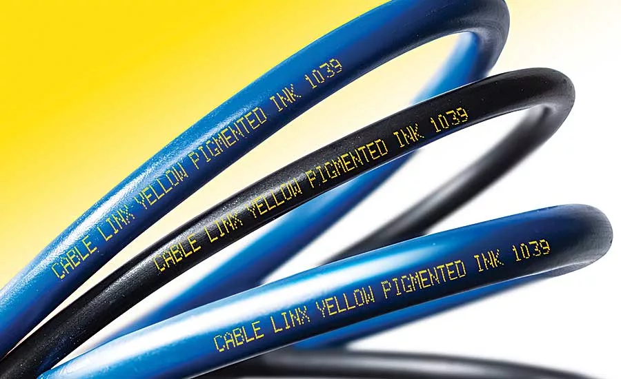 Ink-Jets for Marking Wire