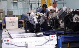 Tugger AGVs Rejuvenate AER Engine Production