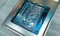 med Preparing metal implants with ultrasonic cleaning