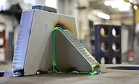 Virtual Templating with Laser Projection