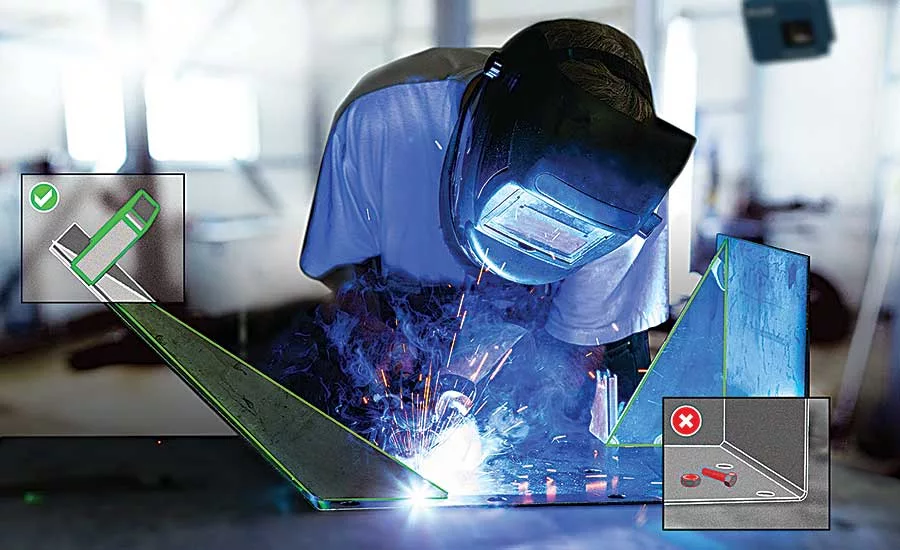 Virtual Templating with Laser Projection