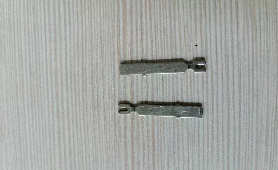 Vision system aids feeding of pins