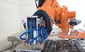 Sensor Optimizes Cutting-Edge Stone Processing System