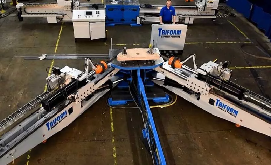 Sheet Forming Machine Advances  Capabilities of Aerospace Parts Maker