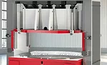 Hydraulic Press Bulge-Forms Metal Tankheads