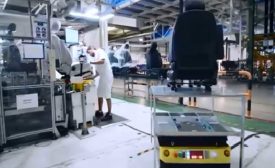 AGVs Keep Seats on the Move in Faurecia Assembly Plant