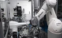 Robots Assemble Filters for Hospital Ventilators