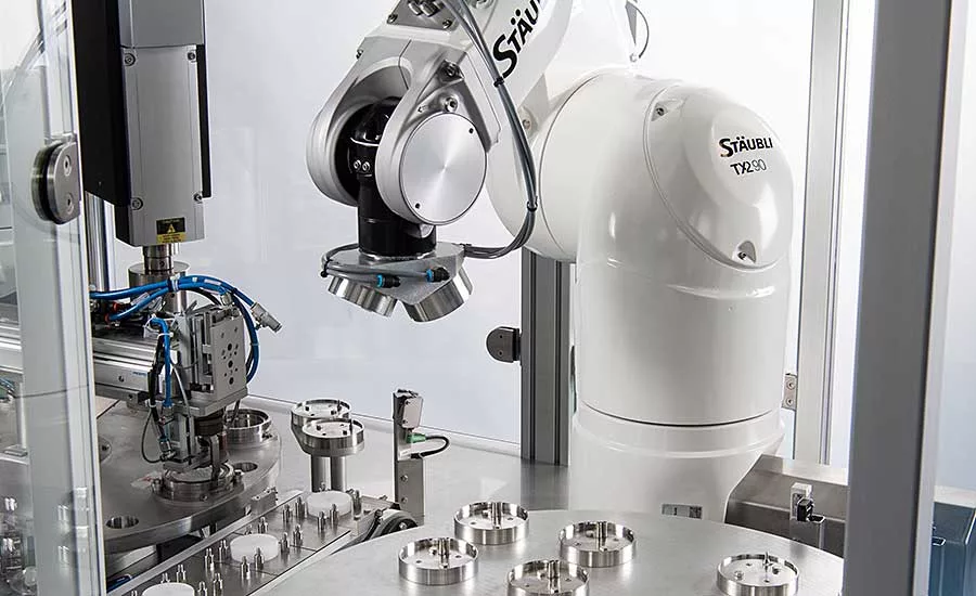 Robots Assemble Filters for Hospital Ventilators